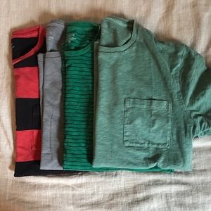 J. Crew garment dyed tees